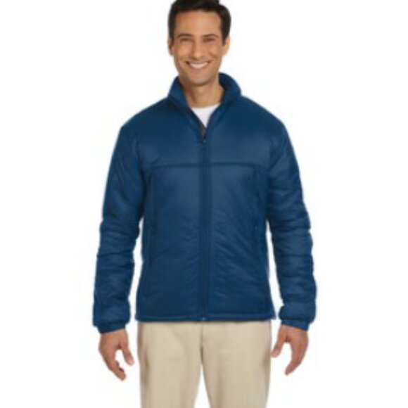 Men's Essential Polyfill Packable Jacket Harrington Christmas Gift Size Small - Picture 2 of 2